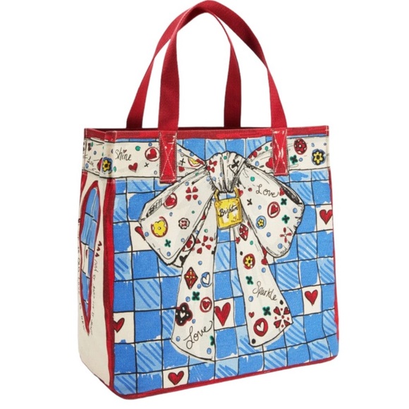 Brighton Large Canvas Tote Tom‎ Clancy
Artwork Pup Kitten Bow Love Sparkle Tote - Picture 1 of 13